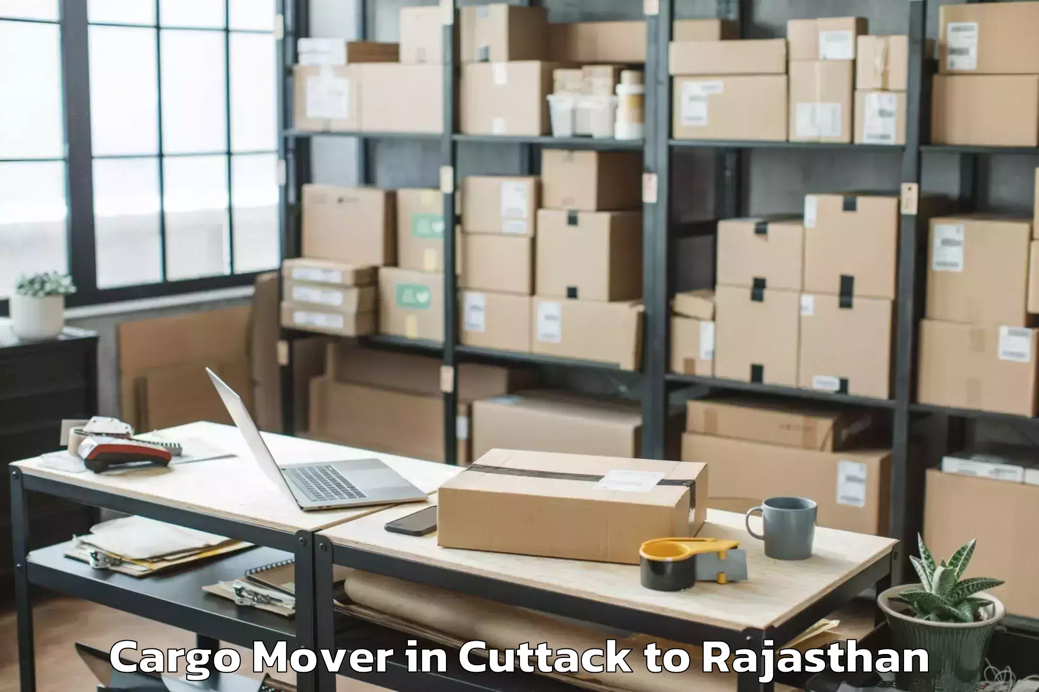 Book Cuttack to Bayana Cargo Mover